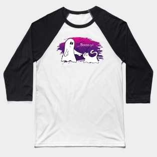 Boooo-p! - Purple Baseball T-Shirt